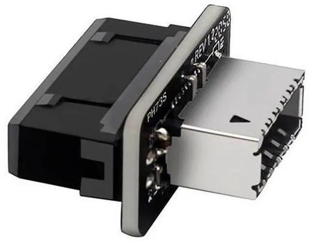 Main image of PH73S USB Front Panel Adapter 10Gbps Type-E USB 3.0 Front 19PIN to 3.1 USB C Header Support for Motherboard with USB 3.0 USB3.1 19PIN Interface (6)