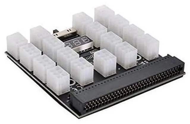 Main image of 1200W Server PSU Power Supply Breakout Board Adapter with 17 Ports ATX 6 Pin for DPS-800GB 1200FB 1200QB