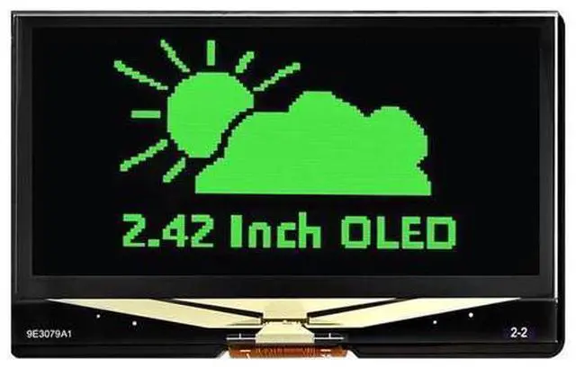 Main image of 2.42inch OLED Display Module - 128x64 Resolution, SPI/I2C Communication, Compatible with Raspberry Pi, Arduino, SSD1309 Driver Chip (Green)