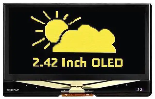 Main image of 2.42inch OLED Display Module - 128x64 Resolution, SPI/I2C Communication, Compatible with Raspberry Pi, Arduino, SSD1309 Driver Chip (Yellow)