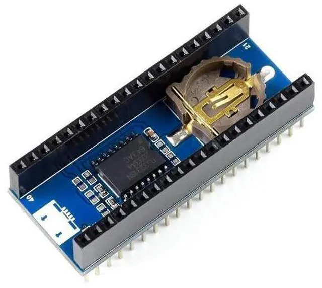 Main image of Precision RTC Module for Raspberry Pi Pico Mini Board, Incorporates High Precision Real-Time Clock Chip DS3231, Uses I2C Bus for Communication, with Female Pin Header Stackable Design