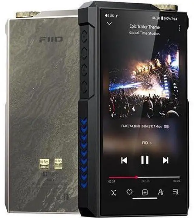 Main image of M27 Android HiFi Music Player, Dual ES9039SPRO DACs, 8GB+256GB with Dual microSD, 5000mW Balanced Amp, 3.5/4.4/6.35mm Outputs, LDAC/aptX Lossless, 31-Band PEQ(Aluminum Alloy Edition)