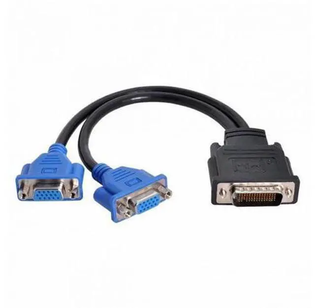 Main image of xiwai LFH 60pin DMS 59pin Male to Dual VGA RGB Female Extension Cable for GPU Graphics Card Displays Monitors