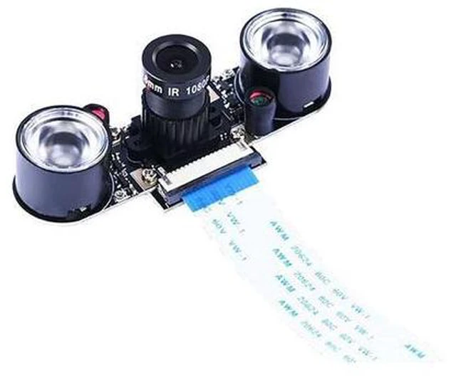 Main image of OV5647 Camera Module for Raspberry Pi 5MP 75° FOV Fisheye HD Lens Camera with Infrared Lamp Fixed Focus Max 2592x1944 Resolution