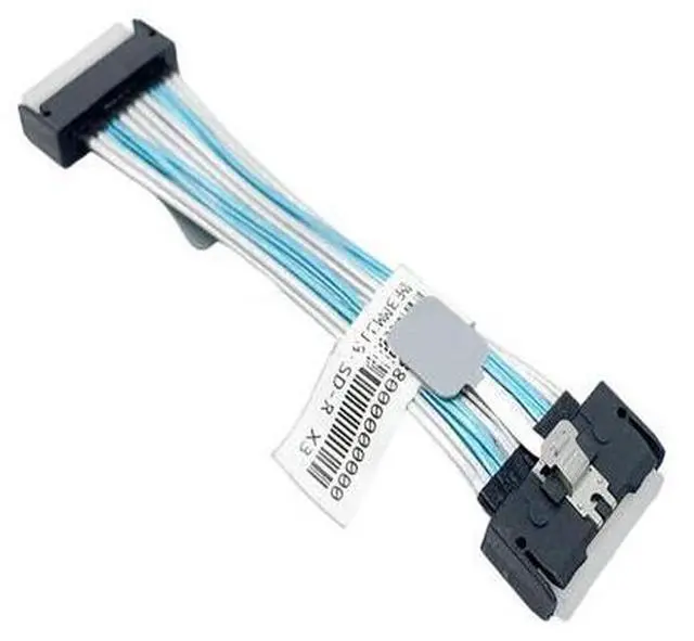 Main image of PCIE5.0 x8 to 8i Extension Cable 32Gbps High-Speed Crossings U.2 Hard Disk Cable for Server (Black Straight to Straight 25cm)
