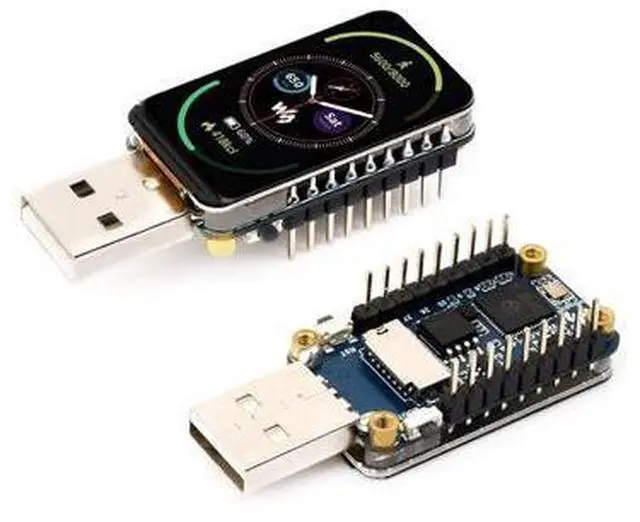 Main image of RP2350 1.47inch LCD Display MCU Board Based on Raspberry Pi RP2350 Microcontroller, with Onboard 1.47inch LCD 172×320 Pixels 262K Color Display, RGB LED, etc., Type-A USB Port, with Pinheader