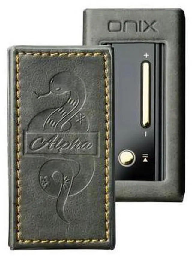 Main image of Alpha Magnetic Case for Alpha DAC,Premium PU Material,Lightweight,Snake Pattern,Oliver Green