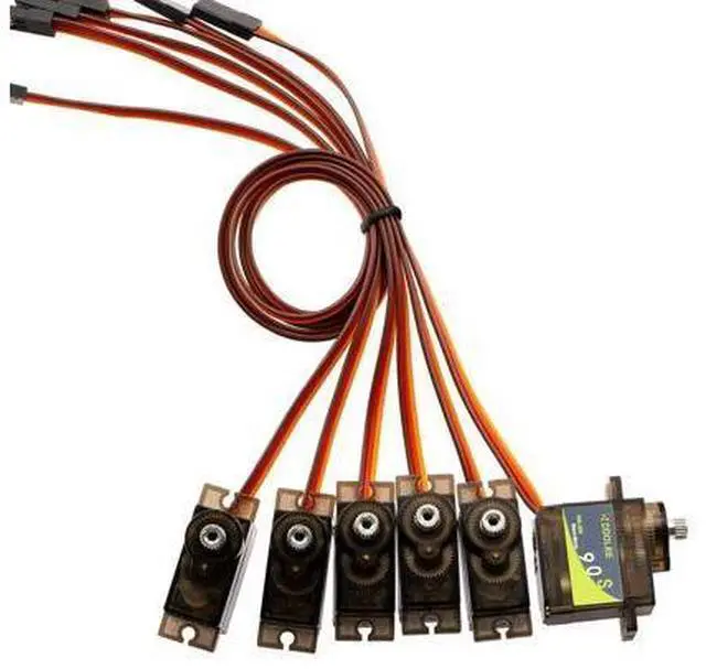 Main image of 6pcs MG-90 Servo Micro 12g Servo Motor Metal Gear Digital Servo for RC Airplane Model Car Helicopter Robot Diving Equipment Racing Model