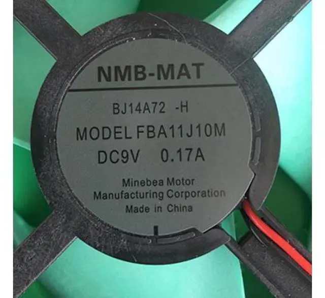 Main image of FBA11J10M refrigerator fan, AG-149200 refrigeration fan, motor 0.17A 9V