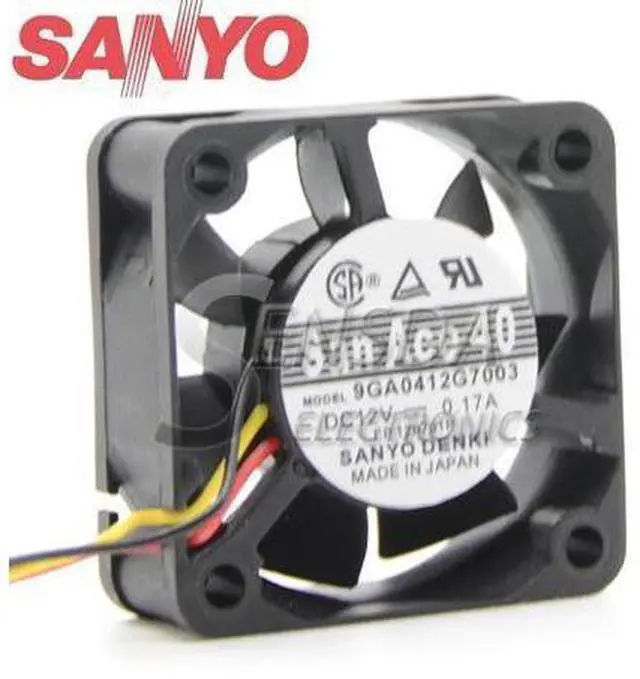 Main image of For Sanyo 9GA0412G7003 12V 0.17A server inverter cooling fan