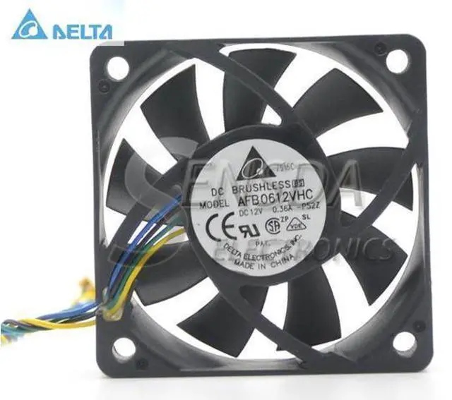 Main image of for delta AFB0612VHC 6CM 60MM 6013 6*6*1.3CM 60*60*13MM 12V 0.36A dual ball bearing cooling fan Specials