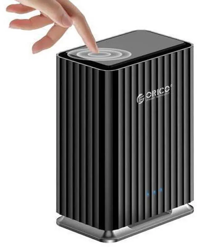 Main image of 2 Bay Hard Drive Enclosure USB C Plug and Play DAS Backup with 12V/4A Power Adapter Maximum 2*22TB Storage for Personal Local Database - 9728C3