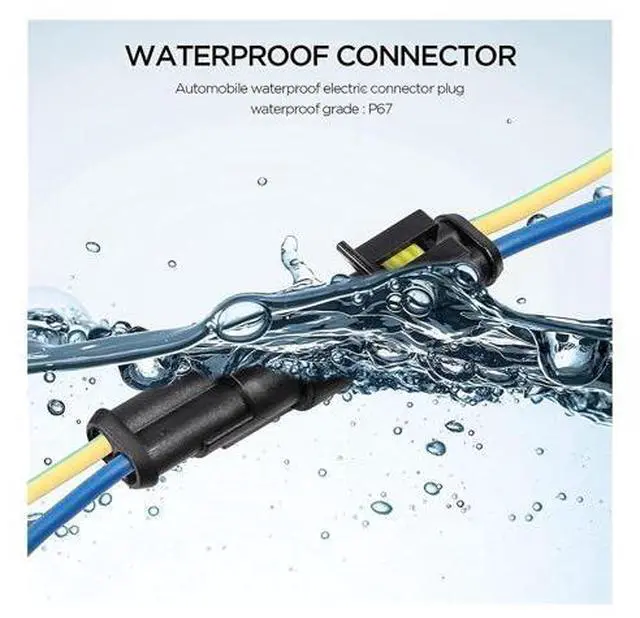 Alt view image 3 of 7 - 708/1004pcs 1/2/3/4/5/6 pin HID sealed waterproof wire connector Compatible With car Electrical waterproof set 300V 12A Fast Delivery(662pcs)