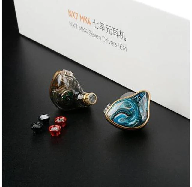 Alt view image 6 of 7 - NX7 MK4 in Ear Monitor, 7 Driver Earbuds HiFi Bass Noise Isolation Earphones, Replaceable Tuning Filters, Gaming Earbuds Comfortable Headphones for Musicians (3.5mm 0.78 2PIN)