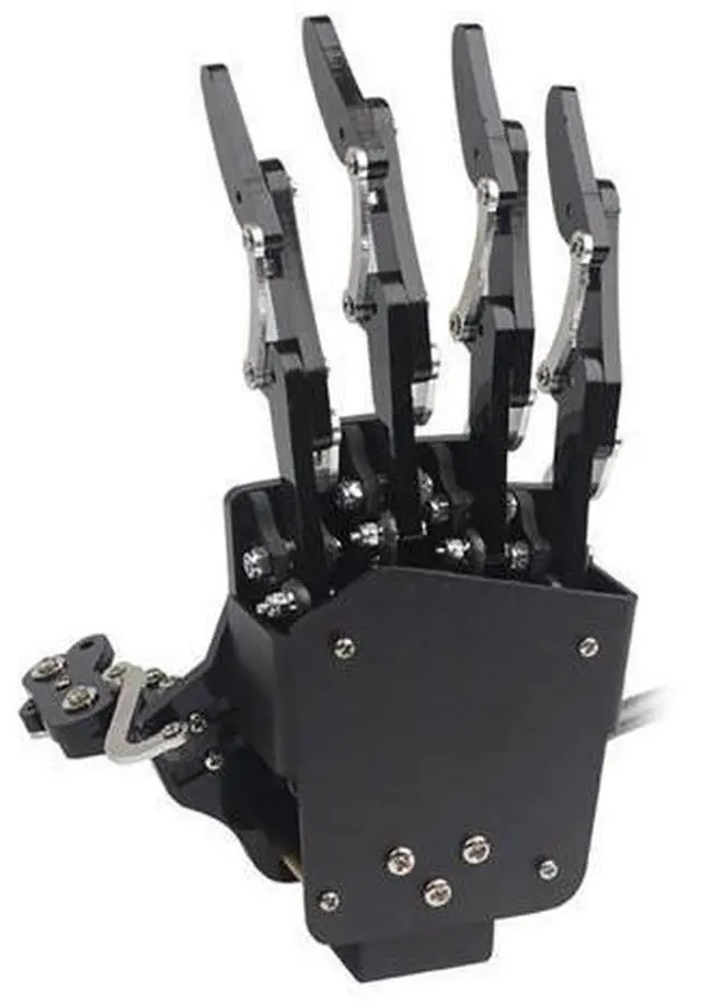 Alt view image 7 of 7 - Robot Hand Five Fingers Solely Movement Bionic Robot Mechanical Arm DIY, Right Hand