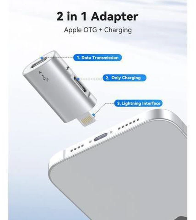 Alt view image 7 of 7 - 256GB Magnetic External SSD Up to 460MB/s, External Solid State Drive Compatible with iPhone 17 16 15 Pro Max + USB C Female to Lightning Male for iPhone 14 13 11 12 Pro Max K5plus