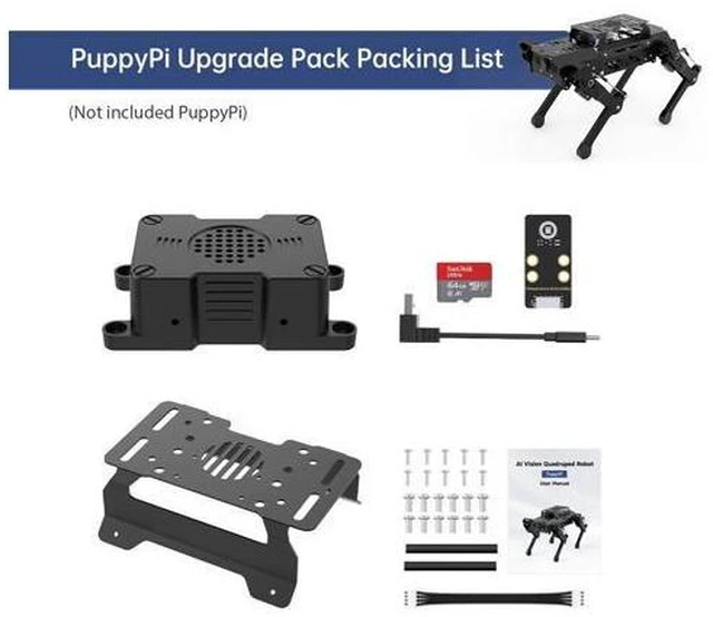 Alt view image 4 of 4 - WonderEcho Pro AI Voice Module for PuppyPi Upgrade with Large AI Models and AI Voice Interaction Large Language Models ChatGPT, PuppyPi AI Upgrade Kit
