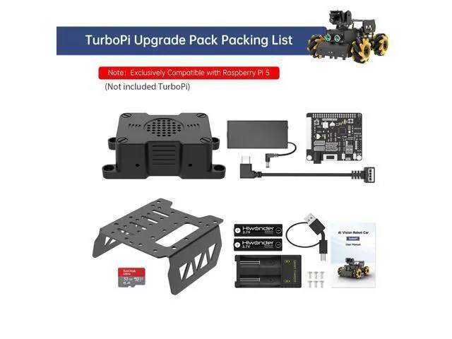 Alt view image 4 of 4 - WonderEcho Pro AI Voice Module for TurboPi Upgrade with Large AI Models and AI Voice Interaction Large Language Models ChatGPT, TurboPi AI Upgrade Kit