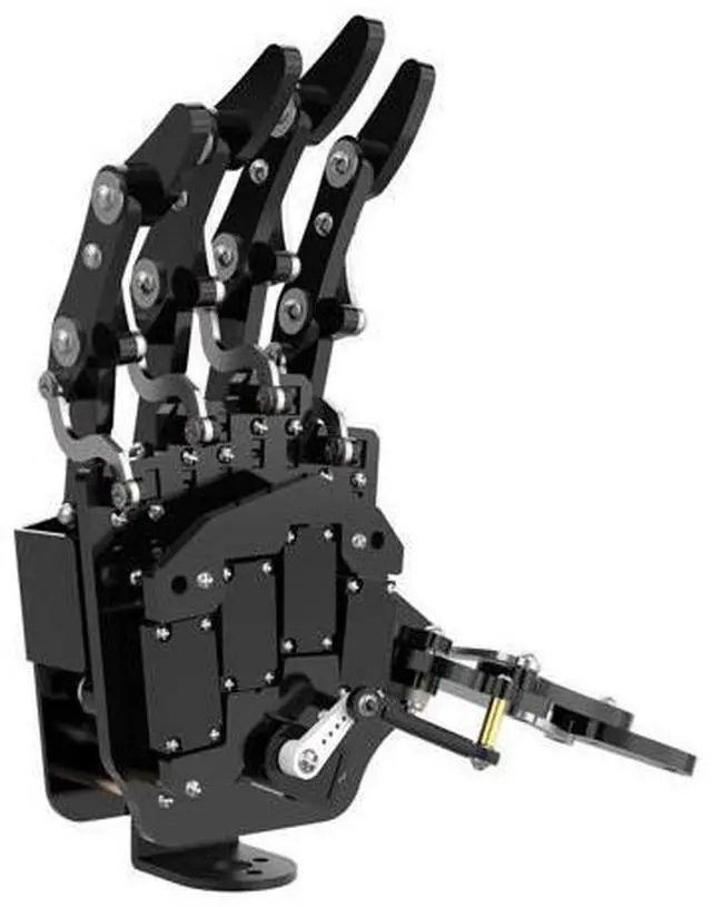 Main image of Robot Hand Five Fingers Support Secondary Development Solely Movement Bionic Robot Mechanical Arm Hand DIY RobotRight Hand