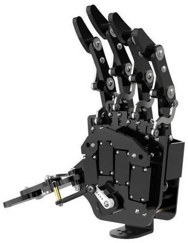 Main image of Robot Hand Five Fingers Support Secondary Development Solely Movement Bionic Robot Mechanical Arm Hand DIY RobotLeft Hand