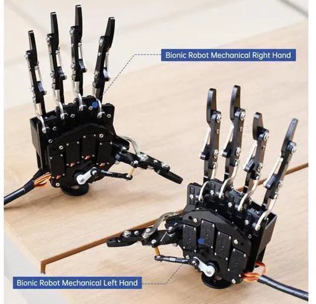 Alt view image 6 of 7 - Robot Hand Five Fingers Support Secondary Development Solely Movement Bionic Robot Mechanical Arm Hand DIY RobotRight Hand