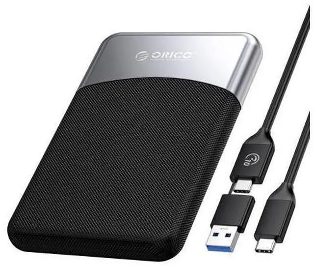 Main image of 480GB External SSD with 2 in 1 USB C Cable, Portable Solid State Drive USB 3.2 Gen 1 Up to 460MB/s, Dust and Drop Resistance, Reliable Storage for USB-C Smartphone, PC, Tablet, Labtop - M25PRO