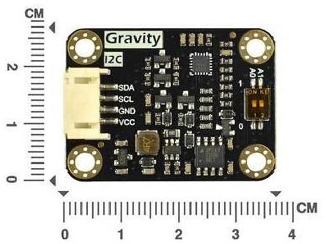 Alt view image 6 of 7 - Gravity: MiCS-4514 Multi-Gas Sensor Module for Arduino / ESP32 / Raspberry Pi | I2C MEMS Air Quality Sensor Detects CO NO2 NH3 Alcohol H2 CH4 | Built-in Algorithm ppm Output for DIY IoT Projects