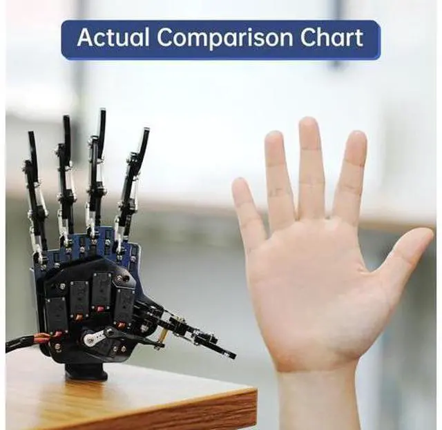 Alt view image 5 of 7 - Robot Hand Five Fingers Support Secondary Development Solely Movement Bionic Robot Mechanical Arm Hand DIY RobotRight Hand