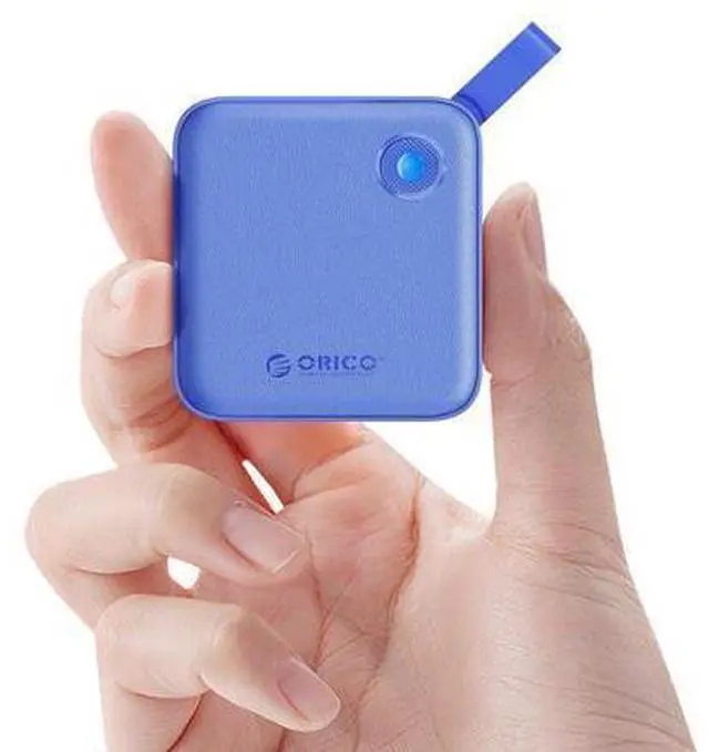 Alt view image 7 of 7 - 512GB External SSD Portable Solid State Drive, Up to 460MB/s, 2-in-1 USB-C & USB-A Cable, Status Indicator, Reliable External Hard Drive for iPhone 15-17, Smartphone, PC B5PLUS (Blue)