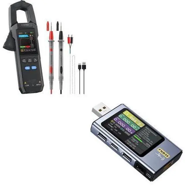 Main image of 10000 Counts Clamp Meter and USB Tester
