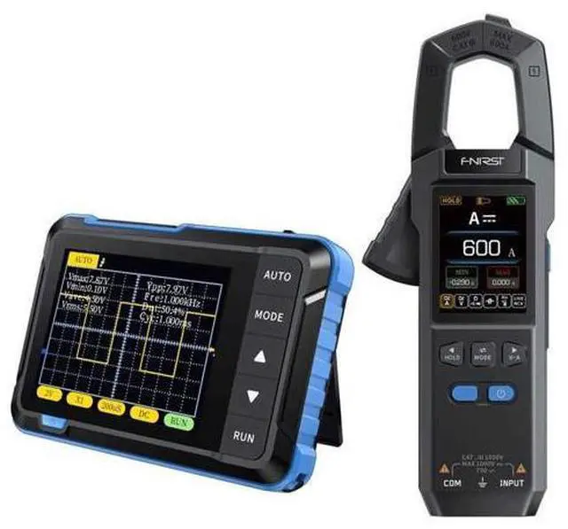 Main image of 200KHz Bandwidth Oscilloscope and Clamp Meter