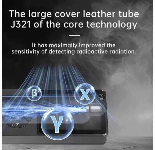 Alt view image 3 of 7 - ND1 Geiger Counter Nuclear Radiation Detector Personal Dosimeter Radioactivity Tester X-ray -ray -ray Rachargeable(ND1)