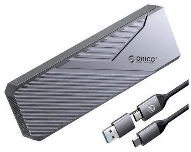 Main image of 40Gbps M.2 NVMe SSD Enclosure with Built-in Cooling Fan, Aluminum External NVMe Case Supports M Key PCIe 4.0 Drive, Compatible with Thunderbolt 3/4, USB4/3.2/3.1/3.0 Interface- CNM2