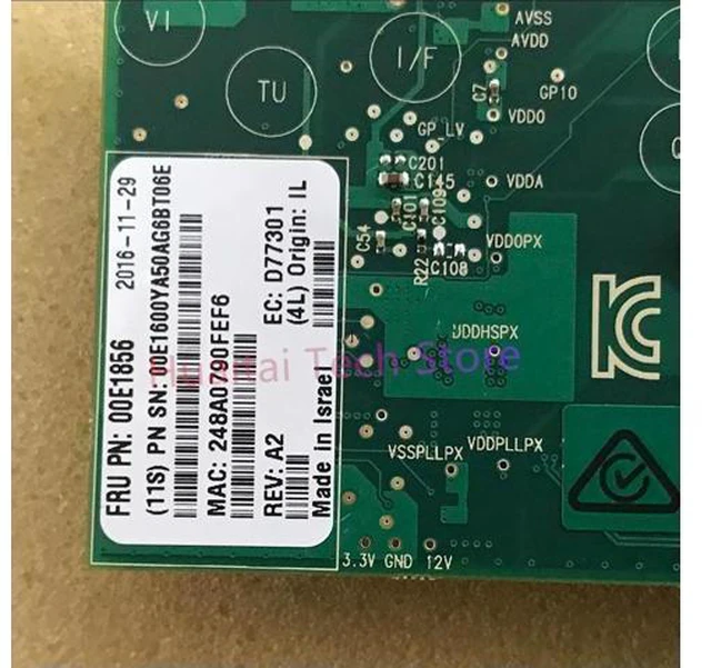 Alt view image 6 of 7 - For EC29 10Gb RoCE SR SFP+ Adapter PCI-e X8 Adapter 00E1856