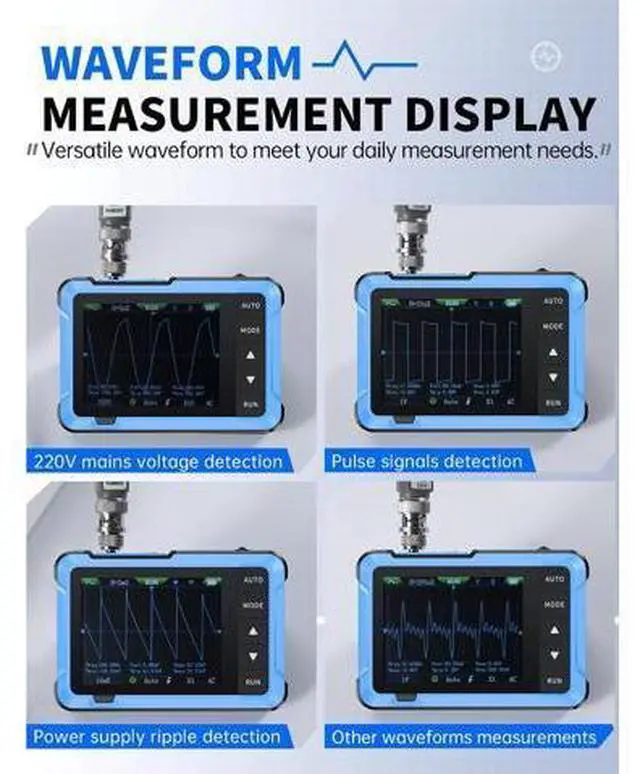 Alt view image 5 of 7 - 10MHz Oscilloscope and 9999 Counts Multimeter