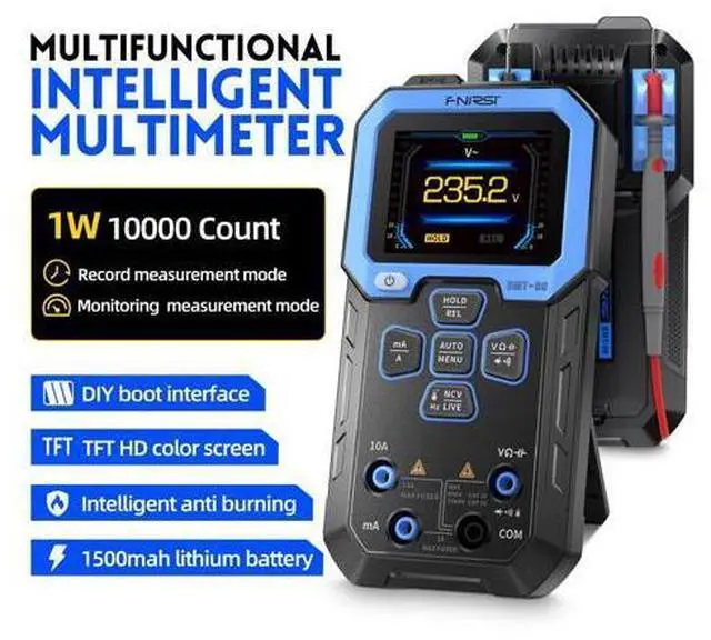 Alt view image 6 of 7 - 10MHz Oscilloscope and 9999 Counts Multimeter