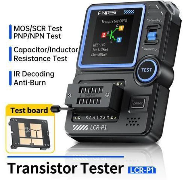 Alt view image 2 of 7 - Transistor Tester and 9999 Counts Multimeter