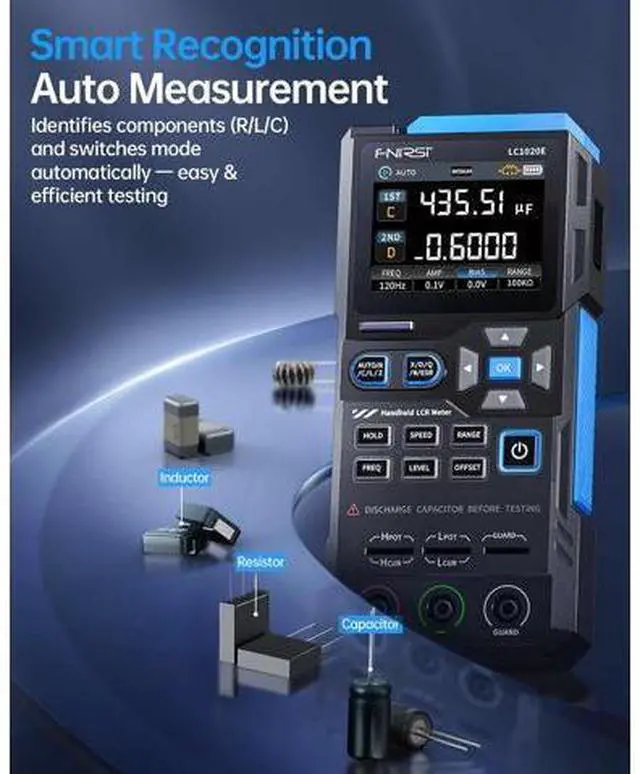 Alt view image 3 of 7 - 100kHz LCR Meterand Transistor Tester