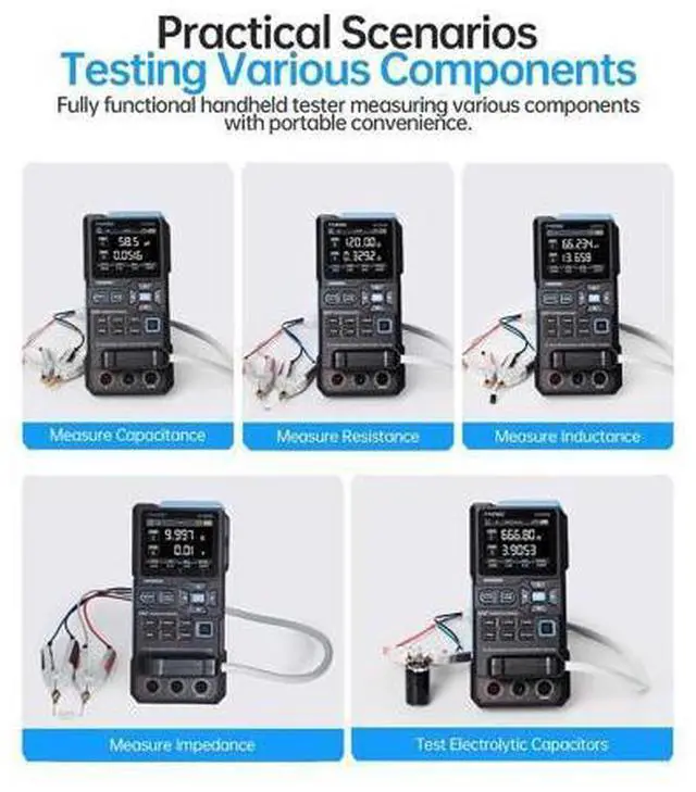 Alt view image 6 of 7 - 100kHz LCR Meterand Transistor Tester