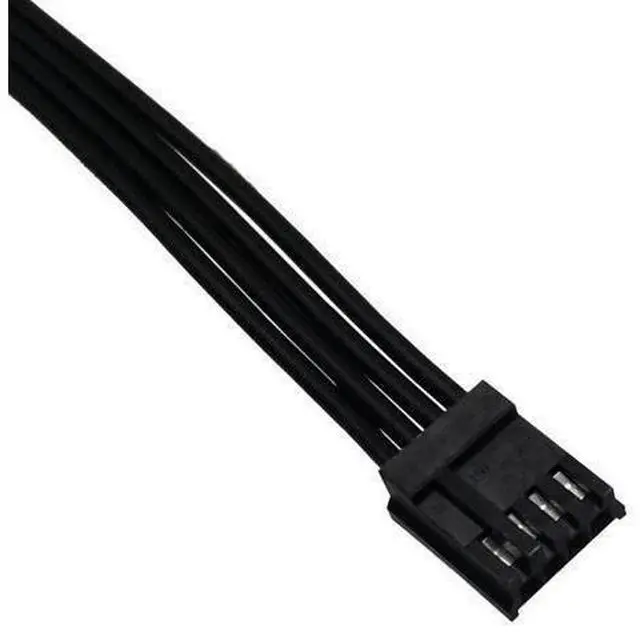 Alt view image 2 of 5 - (2-Pack) 4 Pin LP4 5.25" Molex to 3.5" Floppy Drive 4 Pin Female FDD Power Adapter Cable 7.5-inch(19cm)