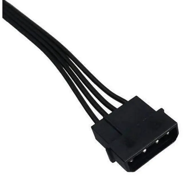 Alt view image 3 of 5 - (2-Pack) 4 Pin LP4 5.25" Molex to 3.5" Floppy Drive 4 Pin Female FDD Power Adapter Cable 7.5-inch(19cm)