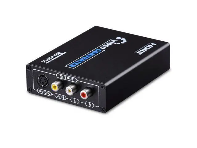 Alt view image 4 of 5 - Tendak HDMI to Composite 3RCA AV S-Video R/L Audio Video Converter Adapter Upscaler Support 720P/1080P with RCA/S-Video Cable for PC Laptop Xbox PS3 TV STB VHS VCR Camera Blue-Ray DVD
