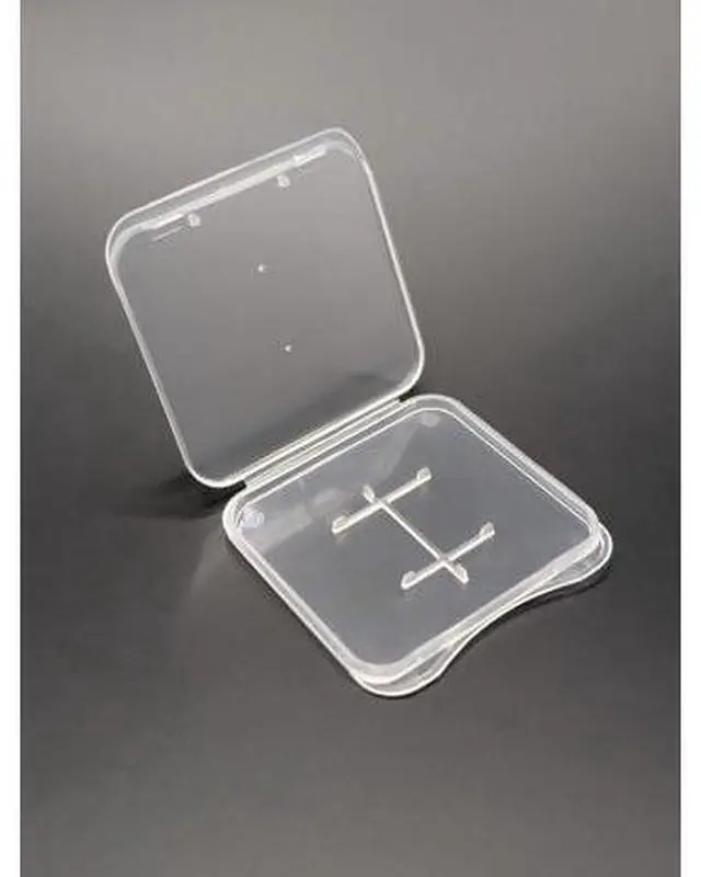 Main image of (10 Pack) Clear Slim Plastic Case Holder for MicroSD/MicroSDHC/MicroSDXC Cards (Case Only, Memory Card Not Included)