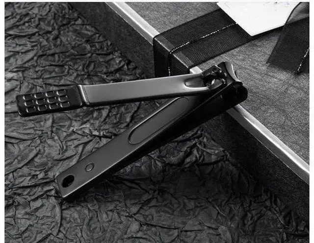 Alt view image 5 of 6 - Nail Clippers Set Black Matte Stainless Steel Fingernail & Thick Toenail & Ingrown Nail Clippers, Perfect 3 pcs Nail Clipper Cutter for Men and Women(Black)
