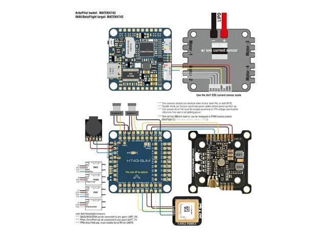 Alt view image 2 of 7 - High Performances MATEK H743-SLIM V3 Flight Controller with Built-in No Current Sensor Perfect for FPV Aircrafts