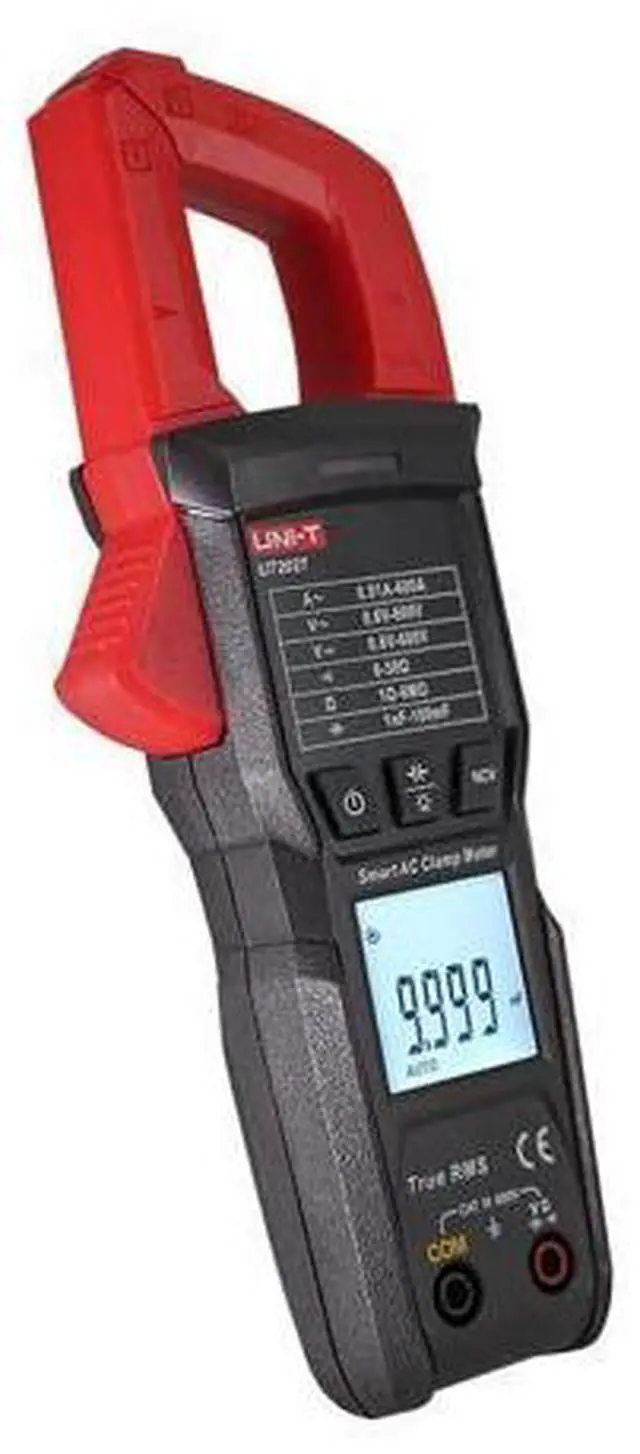Main image of Multimeter clamp Meter UT202B UT202BT Digital clamp Meter 600A DC Current Pliers Ammeter Voltage Tester Temperature Frequency Meter Auto Range(UT202T)