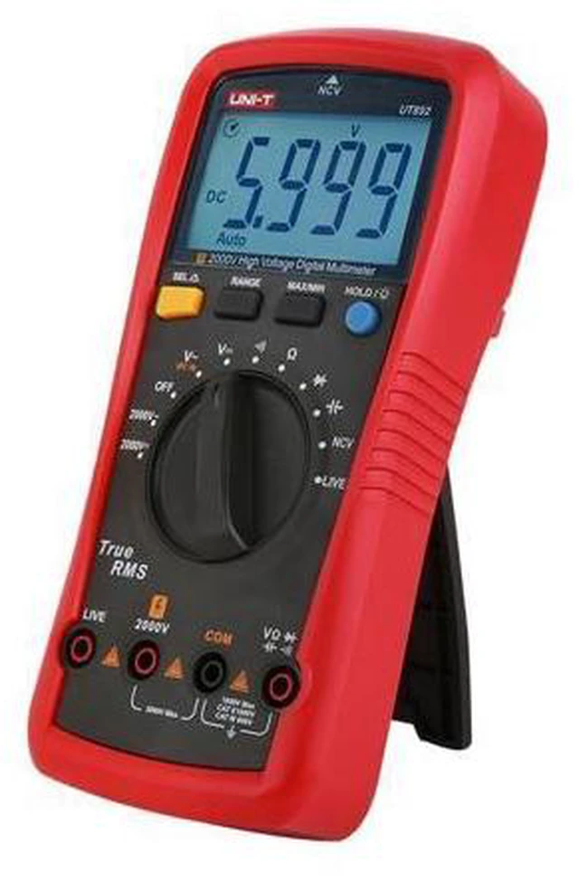 Alt view image 2 of 7 - Multimeter clamp Meter UT892 2000V High Voltage Digital Multimeter for Mine AC DC Voltmeter True RMS Capacitor Tester Frequency Meter(UT892)