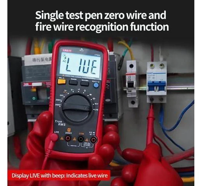 Alt view image 4 of 7 - Multimeter clamp Meter UT892 2000V High Voltage Digital Multimeter for Mine AC DC Voltmeter True RMS Capacitor Tester Frequency Meter(UT892)