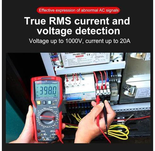 Alt view image 2 of 7 - UT89X Digital Multimeter Professional Tester True RMS AC/DC 1000V 20A Voltage Current Temperature Conductance Meter (UT89X)