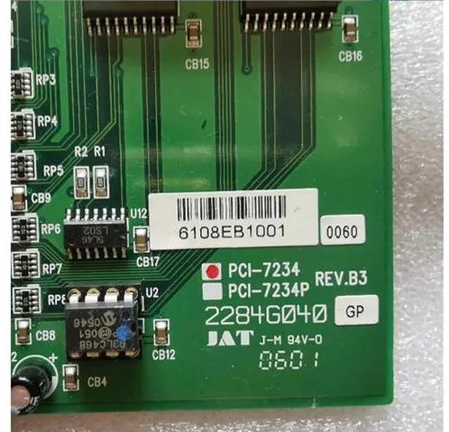 Alt view image 3 of 3 - For ADLINK Optical Isolation Control Card PCI-7234 PCI-7234P REV.B3